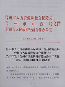 喜訊 臺(tái)州東西部扶貧勞務(wù)協(xié)作上榜中國(guó)就業(yè)十件大事地方就業(yè)創(chuàng)新事件